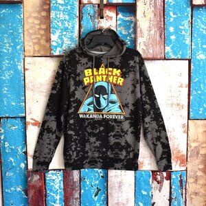 Men's Marvel Wakanda Forever Black Panther Hoodie LARGE Multicolor NEW